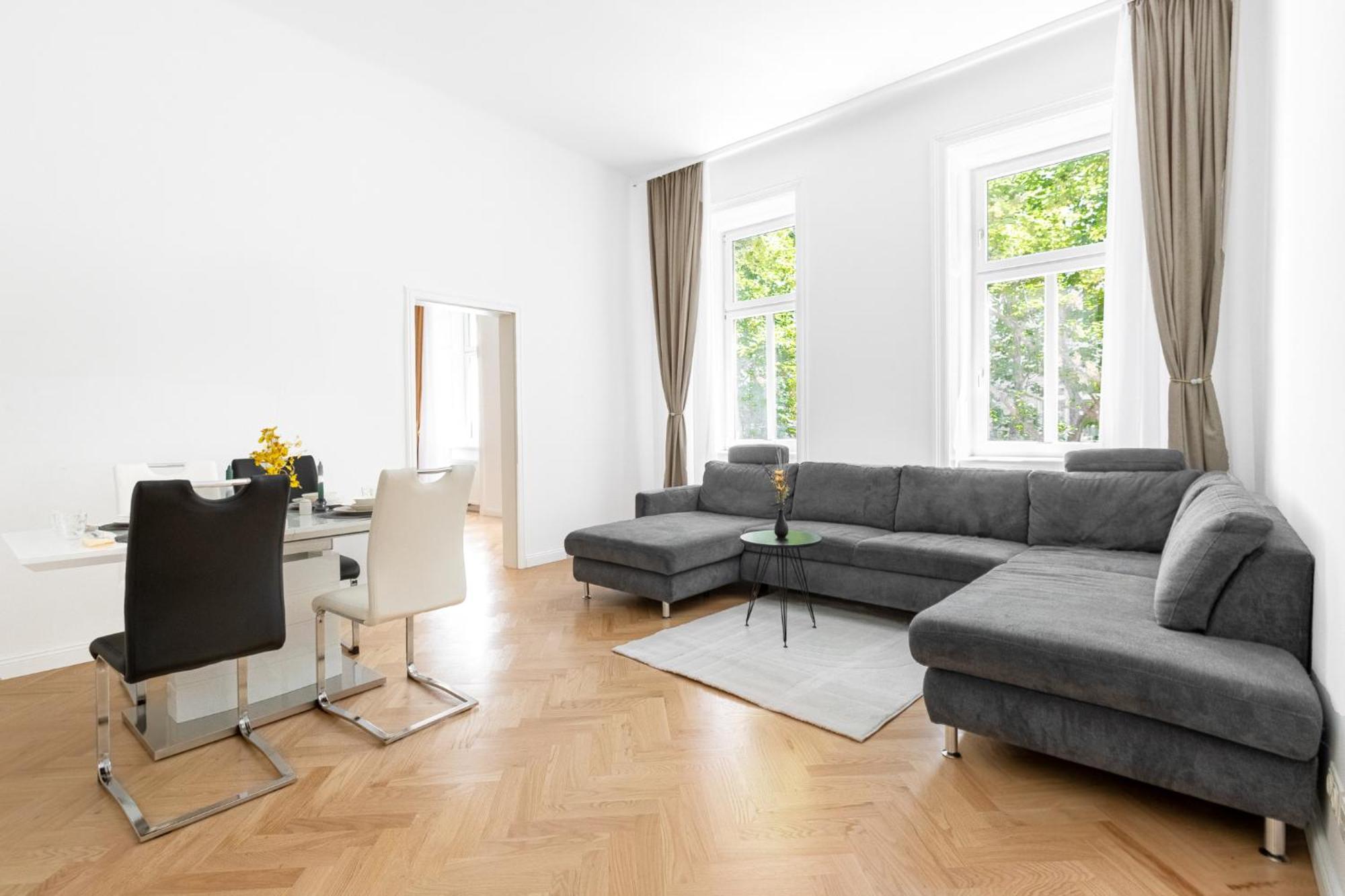 Stilvolle 2 Zimmer Apartment Im Wiener Altbaustil Nahe Donaukanal Dış mekan fotoğraf