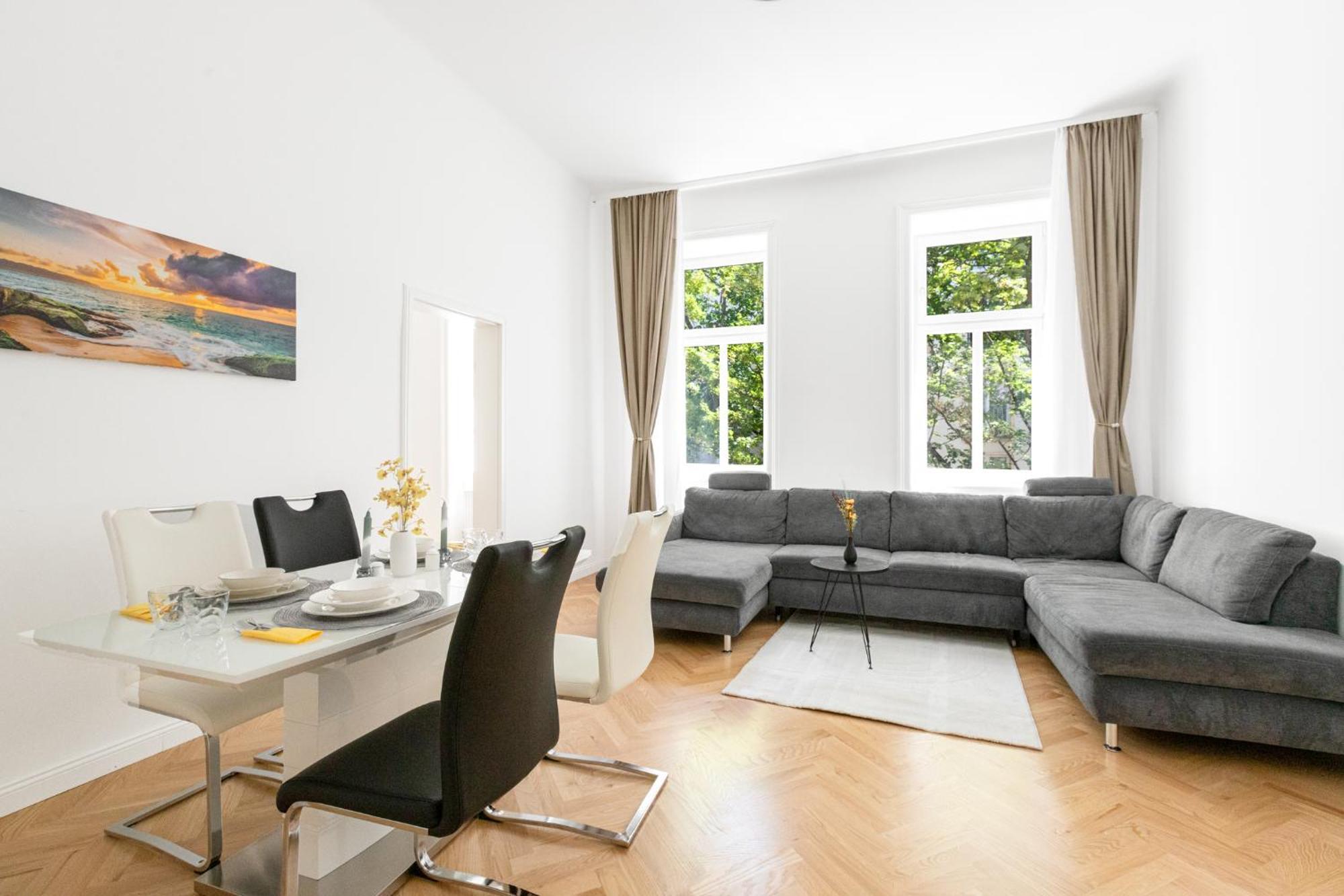 Stilvolle 2 Zimmer Apartment Im Wiener Altbaustil Nahe Donaukanal Dış mekan fotoğraf